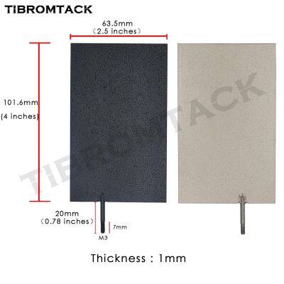 2PCS Electrodes, Titanium Anode Plate With MMO Ruthenium-Iridium Coating and Cathode Electrolytic Plate Without Coating photo-2