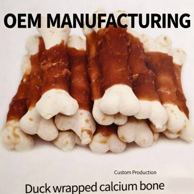 Duck Wrapped Calcium Bone