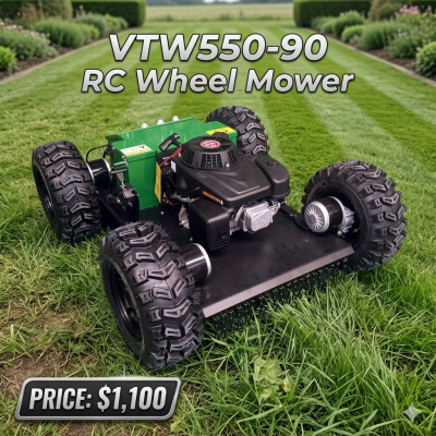 VTW550 промышленный бензиновый газонокосилка с роторным ножом, 4-тактный двигатель 224 см³, самоподвижный, с алюминиевым шасси, ширина среза 550 мм