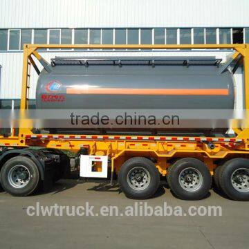 3 axles container lpg trailer,20ft container trailer