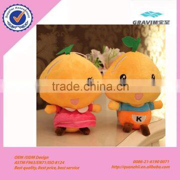 wholesale cheap custom cute stuffed plush mango doll