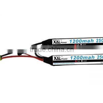 XXL Lipo 2S 25C 1200mAh 7.4v Lipo Battery for WLtoys V262 V353 V912 RC Helicopter Quadcopter Spare Parts