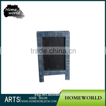 Shabby chic home and garden standing portable ornamental blackboard