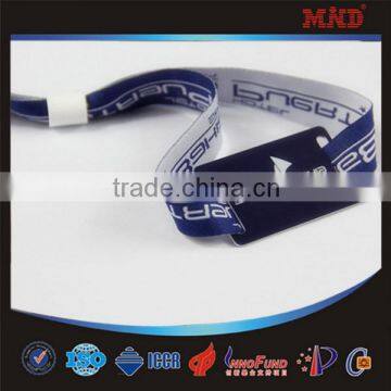 MDW73 Custom festival bracelet rfid fabric woven wristband                        
                                                Quality Choice