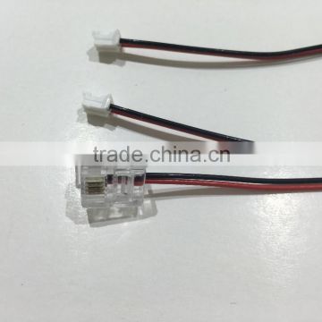 Teflon 3266 26AWG 200c 2.54 Pitch 2 pin Connector with DC RJ 11 Power Cable