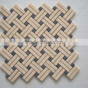 tumbled travertine mosaic HHM-A151