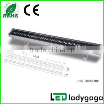 Professional LED wall washer supplier!2013 Hot and new AC110V,AC220V RGB, single color 36w high power rgb led wall washer