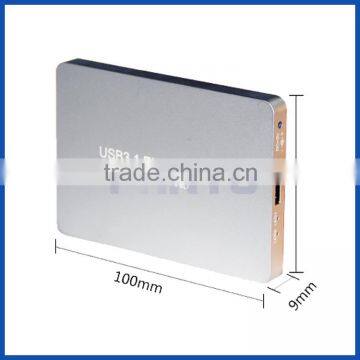 USB3.1 Type C Dual MSATA SSD Raid Enclosure (GEN II, 10Gbps) (SSD Not Included) photo-3