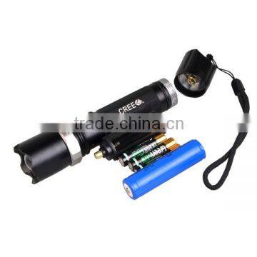 Aluminum Alloy 3W XPE LED Rechargeable LED Police Torch photo-2