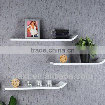 China factory supplier MDF decorative elbow wall shelves