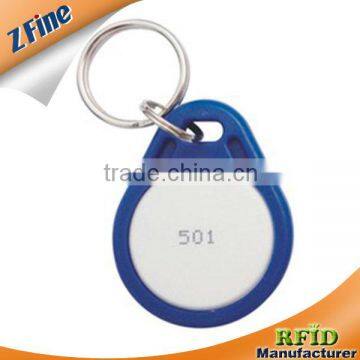 RFID key fobs 13.56MHz proximity ABS IC tags nfc 1k tags access controller with chinese S50 1K chip