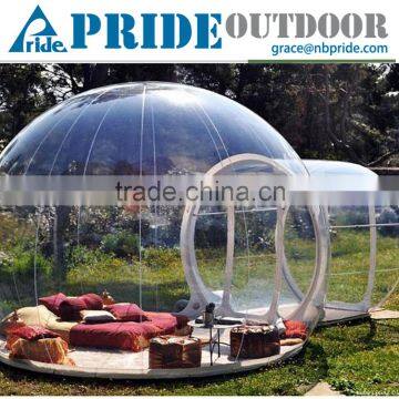 Outdoor Single Tunnel Inflatable Beach Tent Round Inflatable Transparent Tent House Spherical Inflatable Camping Tent