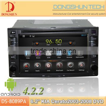 6.2" Pure android 4.2.2 car DVD with GPS 3G/WIFI