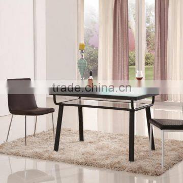 Morden dining table set design plexiglass dining table and chair set