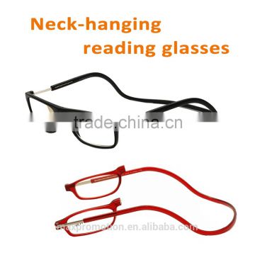 MAX Wholesale Neck-hanging Megnet Folding Reading Glasses IN STOCK for Old People