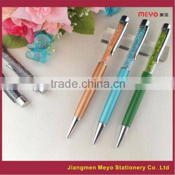 Novelty crystal pen,Metal Crystal Ballpoint pen,crystal filled pens