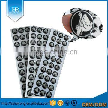 High Quality Crystal Sticker Custom 3D Plastic Label