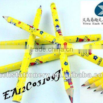 2013 best selling triangle jumbo multi colored pencil 4 in 1 pencil