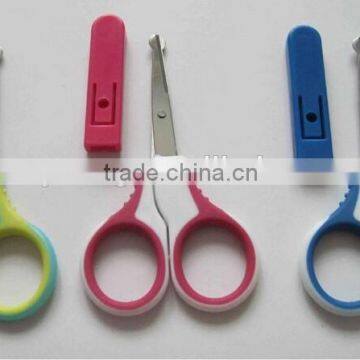 Promotional Items Babycare Products China Wholesale Nursery Products Scissor /Plastcic Nail Clipper with Cover