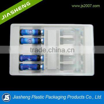 Eco-friendly and non-toxic custom made disposable ampoule and vial plastic trays