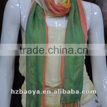 2015 fashion rainbow scarf for summer spring season in scarves manufacturer