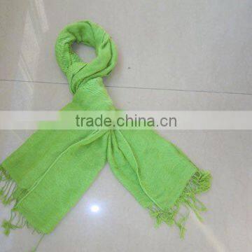 Viscose solid fashion scarves for all people