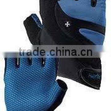 Leather weight lifting gloves