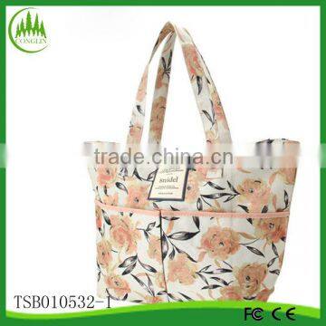 New product for 2014 fashion latest women oem production canvas tote bag