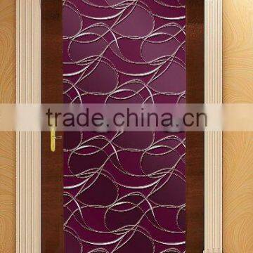 art glass door/interior door/partition door/color mirror/BD/TJ/CJ-silk