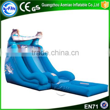 Hot sale funny inflatable shark slide,children inflatable pool with slide