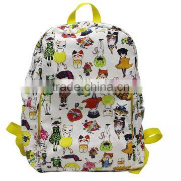 alibaba Wholesale New Trendy canvas School Bag best selling fashion promotion conventional backpack