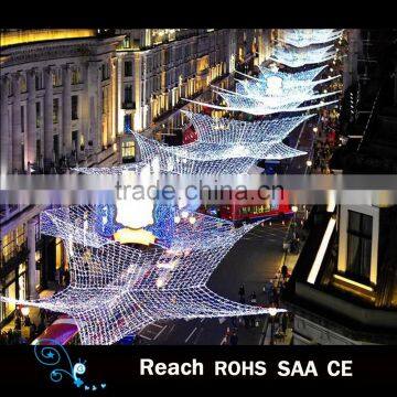 large LED spider web light led street decoration arch motif light for outdoor Commercial Street deocration