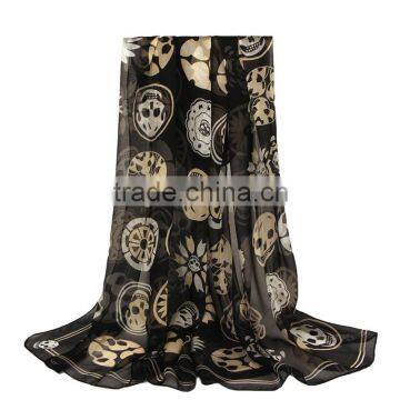 2016 Hot Sale Digital Print Fashion Silk Scarf Women's Silk Scarf Shawl Scarves photo-4