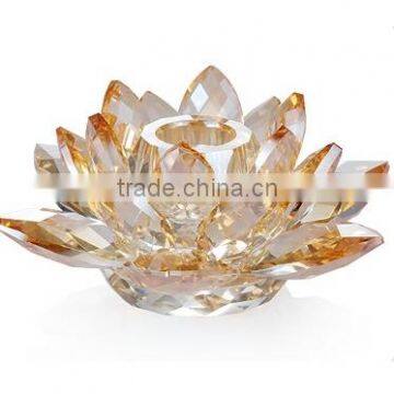 Romantic shapes crystal lotus flower for gift                        
                                                Quality Choice