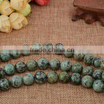 Loose Gemstone Beads African Turquoise 4mm to 14 mm Round Beads for Jewelry Making photo-2