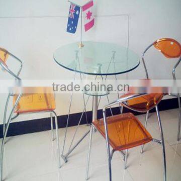 Tri Leg Acrylic Table / Acrylic Coffee Table / Acrylic Consoloe Table / Acrylic Display Table photo-5