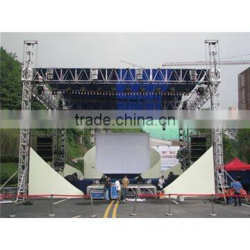 Cheap non-slip concert mobile aluminum stage roof truss