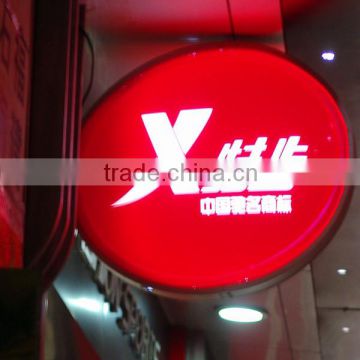 acrylic vacuum formed advertising led light box signs