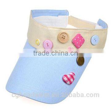 OEM fashion high quality sports custom cheap visor/ sun visor/ uv protection sun visor