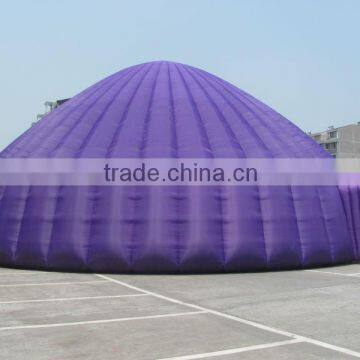 professional design purple inflatable dome tent inflatable exhibition dome