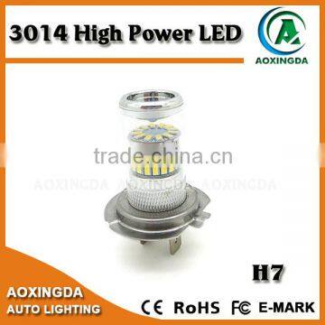 Super Bright 15 Watt 3014 Xenon White 48 LED H7 Car Bulb