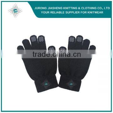 Rubber dotes knitted gloves work