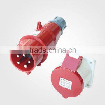 32A cee female socket male electrical plug