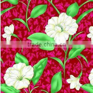 100% Polyester Fabric Microfiber With Printed Fabric