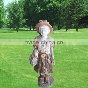 Colorful Greek Figure Carving Stone Statue