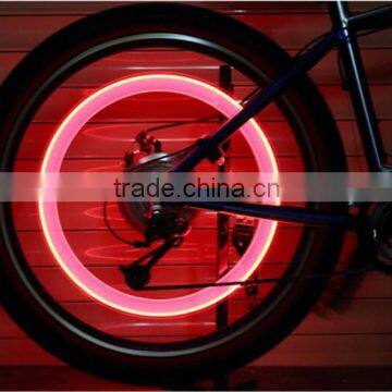 wholesale colorful decoration bicycle wheel tire valve cap flash led light for bike