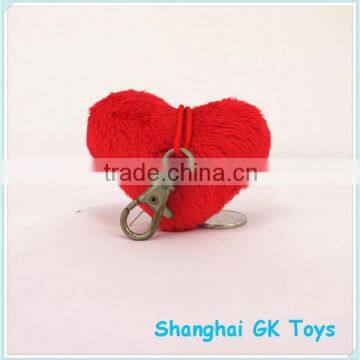 10cm High Quality Valentine Red Heart Keychain