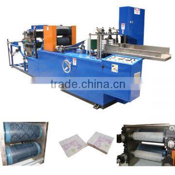 Napkin Paper Printing Machine With Two Embossers