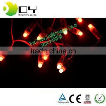 CE ROHS Approved IP66 50000H Lifespan 9mm Single Color LED Pixel String Light photo-6