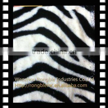 Animal Print Artificial Fur Fabric